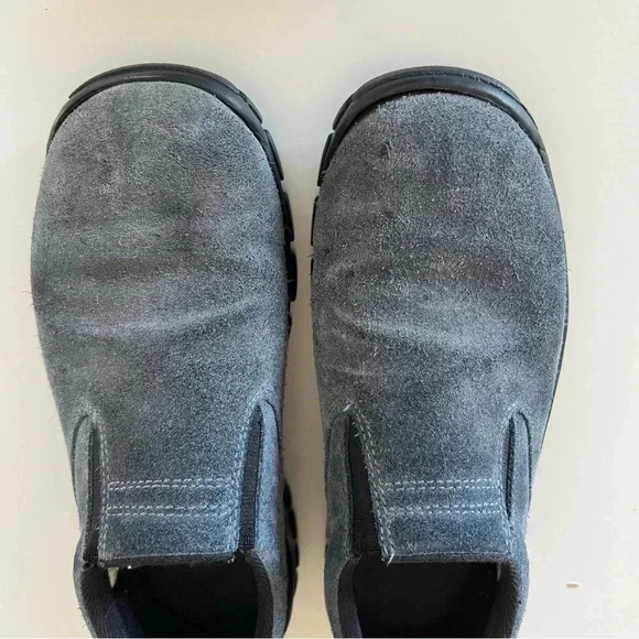 Lands End All Weather Suede Moc Slip On Shoes - Blue Size 7 GUC, see photos - Picture 6 of 7